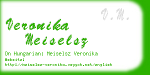 veronika meiselsz business card